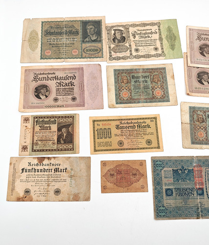 Billetes Marcos Noteheld Alemanes (lote) - Numismatica (Usado)