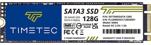 128gb Ssd 3d Nand Tlc Sata Iii 6gb/s M.2 2280 Ngff Disco Sólido Digital Ssd Interno Timetec