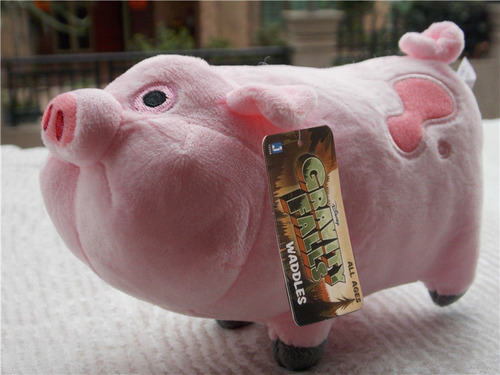 Pelúcia Gravity Falls Pink Piglet Waddles 10 Cm, Anime
