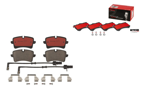 Set Balatas Cerámicas Del Y Tras Brembo Audi S7 2013 A 2018