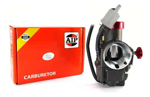 Carburador Competicion 30 Mm Perilla Rojo Moto °-°