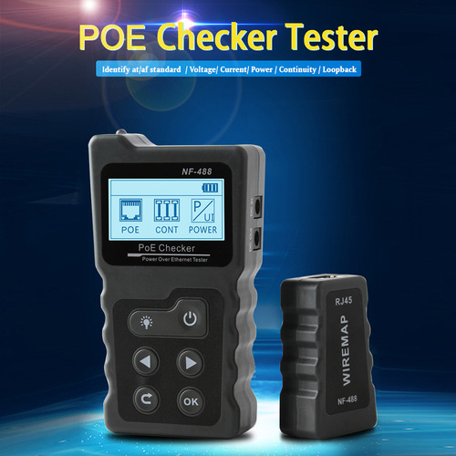 Cabo De Rede Lcd Multifuncional E Testador De Tensão Poe/t