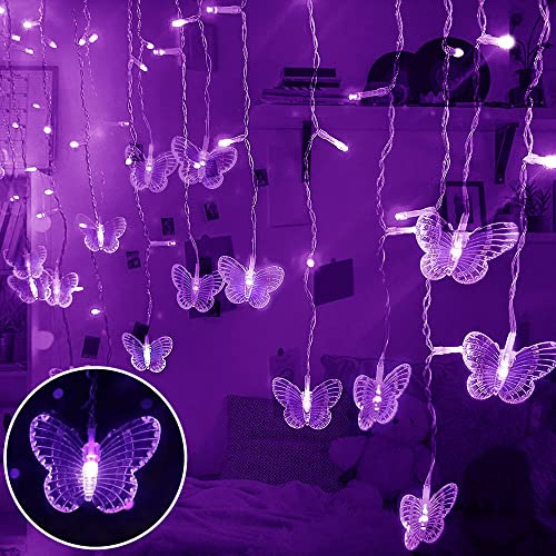Cadena De Luces Lainin, 11.5 Pies, 96 Luces Led Para Cortina