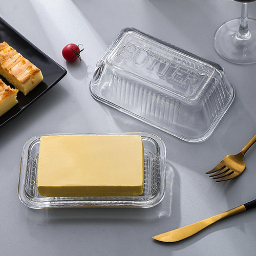 Plato Para Con Tapa, Caja De Almacenamiento De Vidrio Para ,