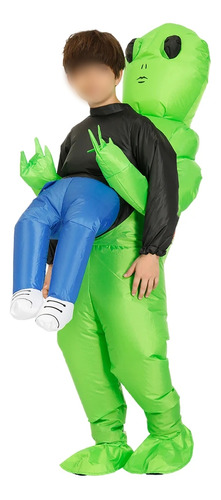 Traje Inflable Alien Para Niños Y Adultos