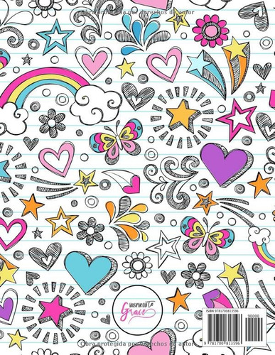 Libro De Colorear - Versículos De La Biblia Para Niñas (span