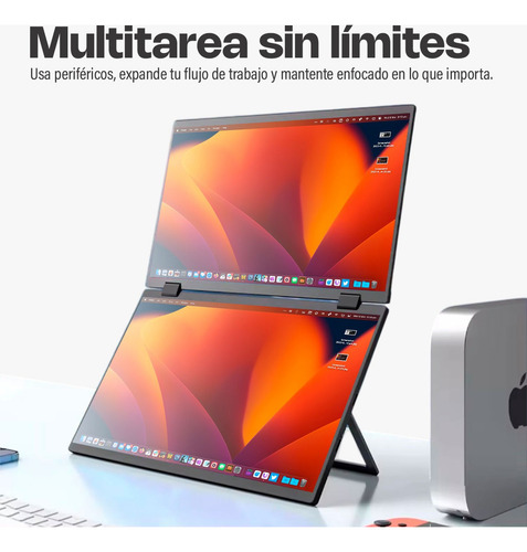 Extensor Doble Pantalla Para Notebook 15.6 Aq 60hz Win Mac