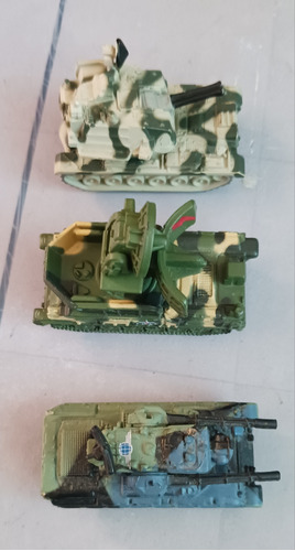Micromachines Militares Lote De 3 Tanques Rusos