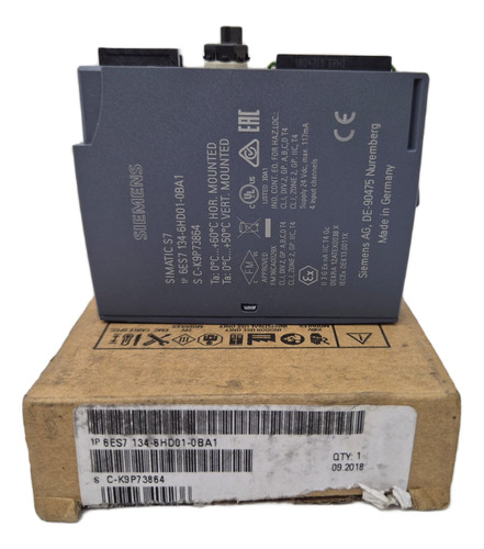 Siemens 6es7 134-6hd01-0ba1 Modulo Entrada Analogica