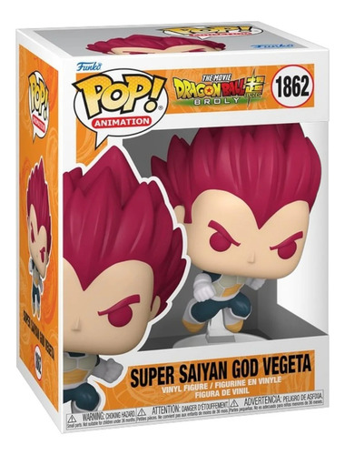 Funko Pop: Dragon Ball Super - Vegeta Super Saiyajin Dios