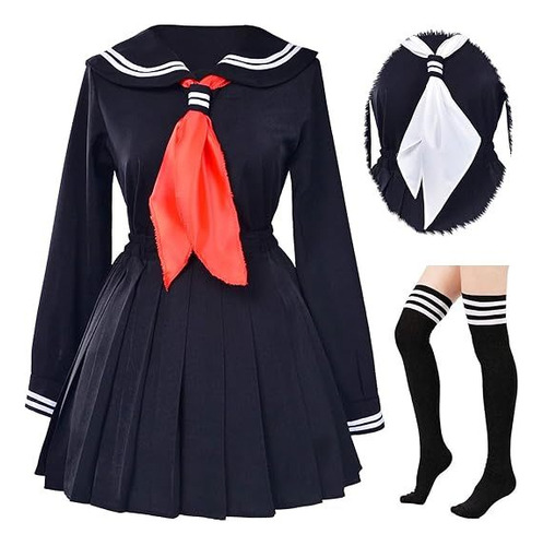 Conjunto De Uniforme Japonés Clásico Para Niñas Elibelle