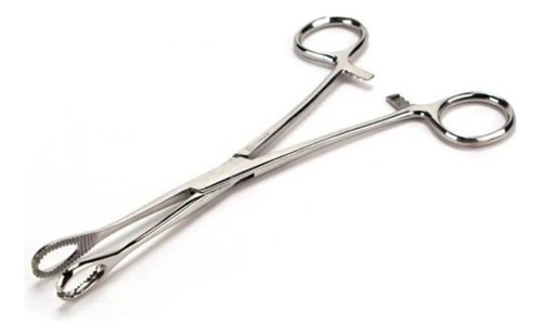 Pinza Para Body Piercing Redonda Acero Quirúirgico