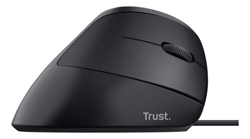 Mouse Vertical Ergonómico Trust Bayo Alámbrico Negro