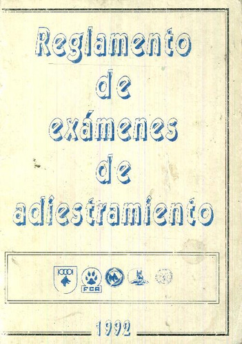 Libro Reglamento De Examenes De Adiestramiento De Merton R.