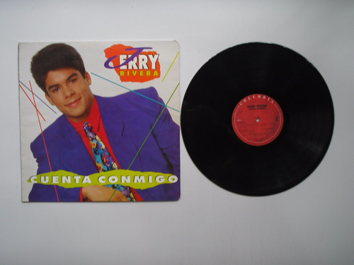 Lp Vinilo Jerry Rivera Cuenta Conmigo 1992