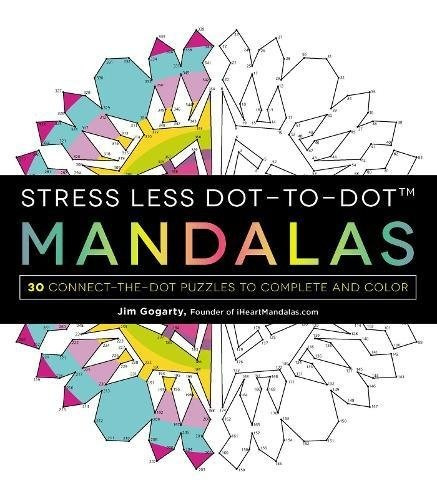 Stress Less Dottodot Mandalas 30 Connectthedot Puzzles To Co