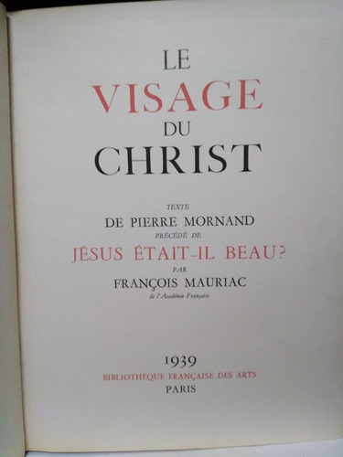 Le Visage Du Christ - Pierre Mornand