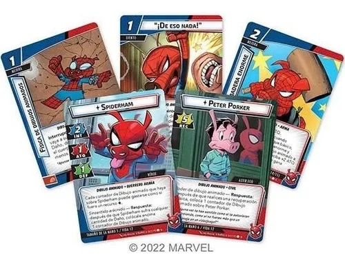 Marvel Champions El Juego De Cartas Spider-ham Pack Héroe