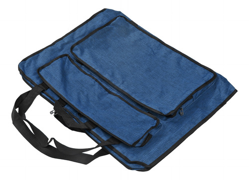Bolsa Para Cuaderno De Dibujo Azul Con Un Solo Hombro, Refor