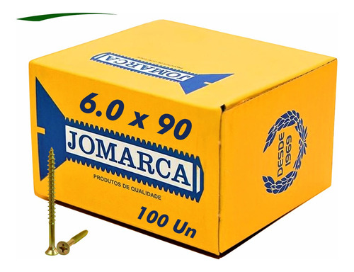 Parafuso Jomarfix Chave Philips 6.0 X 90 Jomarca - 100un