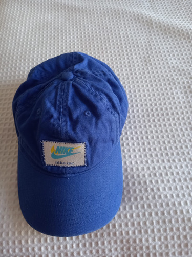 Gorra Nike Original Niño Como Nueva Azul S (Usado)