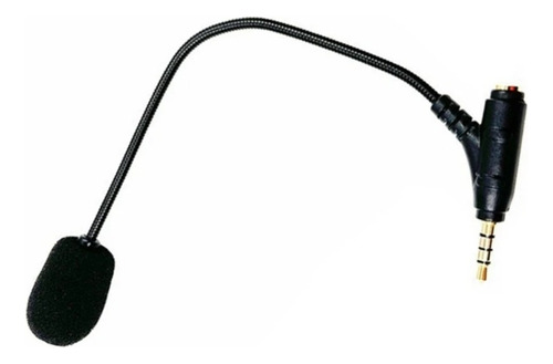 Microfone Auxiliar 3.5mm Com Entrada Fone De Ouvido