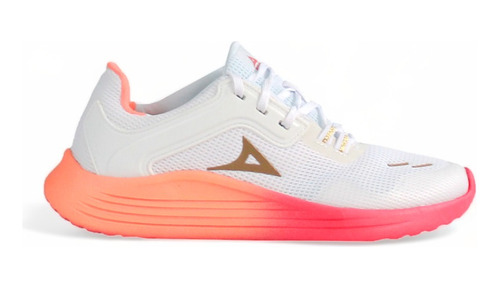 Tenis Dama Pirma 8508 Sneaker Swift Training Blanco Oro