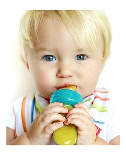 Dispensador De Alimentos Para Bebé Con Alimentación De Silic