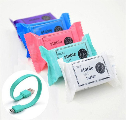 Imagen 4 de 5 de Cable Chico Micro Usb 20cm 3.1a En Cajita