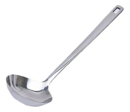 Concha Profissional Grande De Mesa Para Sopa Inox 33cm