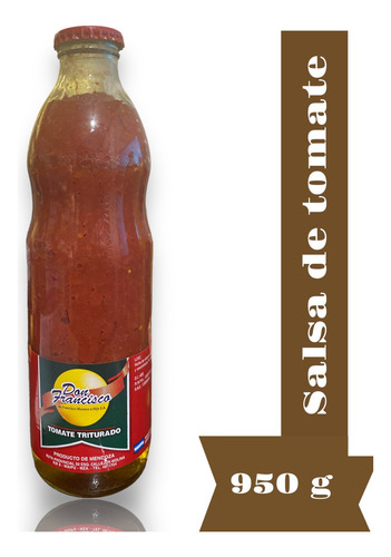 Salsa De Tomate Don Francisco Botella Botella 950cc