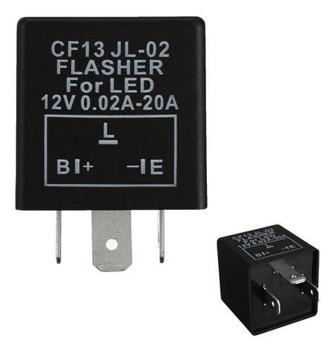R Flasher Relay 2 Luces Led Electrónicas Cf-13 De 3 Pines