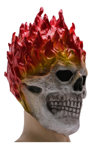 Máscara De Esqueleto De Llama De Halloween