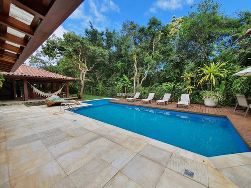 Imagem 6 de 30 de Casa De Alto Padrão, Com Piscina, Na Praia De Itamambuca, Ubatuba - Lii - 33121731