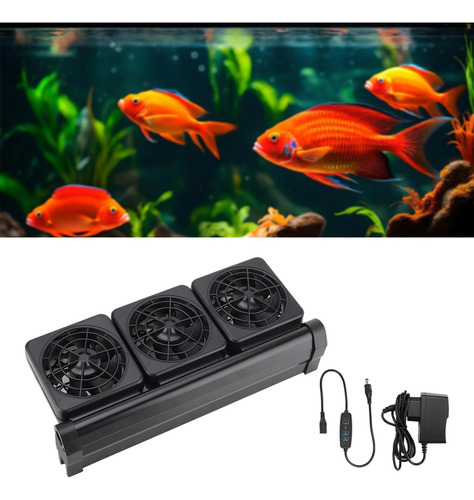 Enfriador De Agua Para Acuario, Ventilador De 3 Cabezas
