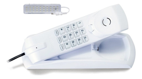 Aparelho Telefone Fixo Gôngola Com Fio Funções No Fone