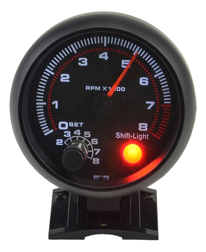 Tacómetro Tacómetro 0-8000 Pointer Black Instrument