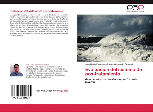 Libro: Evaluación Del Sistema De Pos-tratamiento: De Un Equi