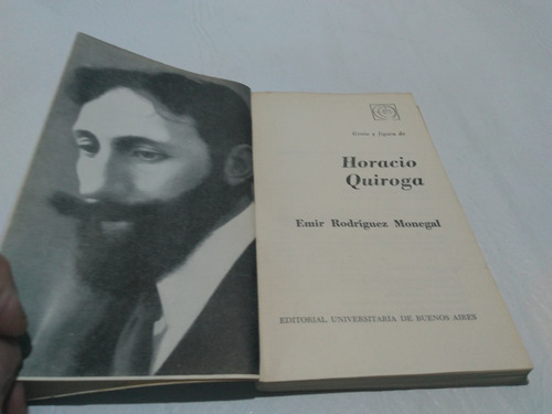Genio Y Figura De Horacio Quiroga Emi Rodriguez Monegal 1969 (Usado)
