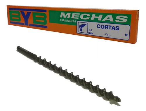 Mecha P/ Madera Byb 7/16 Pulgada Corta P/ Taladro Eléctrico