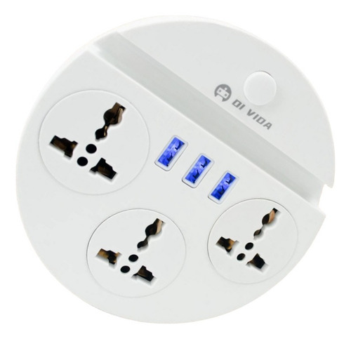 Tomada Com 3 Saídas E 3 Usb - Design Seguro E Eficiente