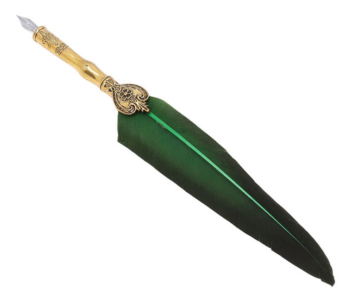 Pluma Exquisita Vintage Elegante Acero Inoxidable
