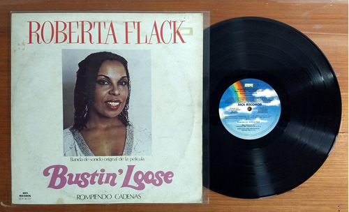 Roberta Flack Bustin Loose 1981 Disco Lp Vinilo