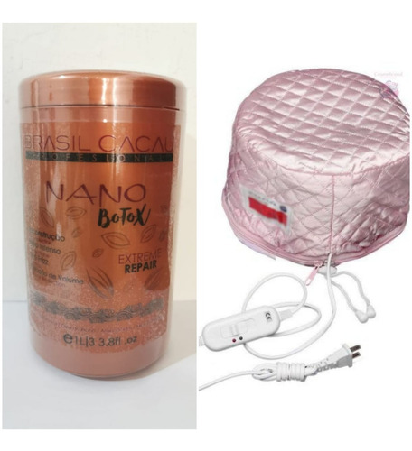 Pack Botox Linea Brasil Cacau 1000 Ml + Gorro Termico