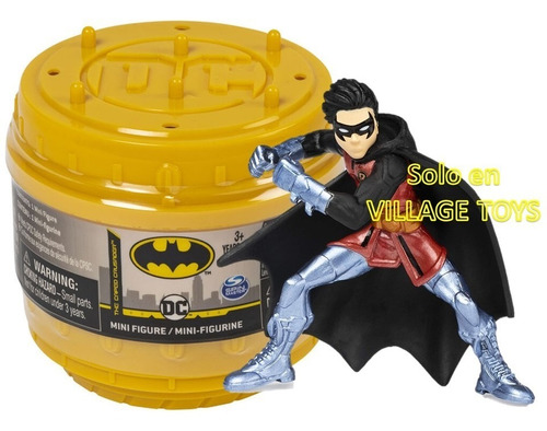 Batman Mini Figuras Spin Master Robin Edicion Super Rare