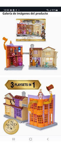 Set De Muñecos Spin Master Wizarding World Callejon Dragón