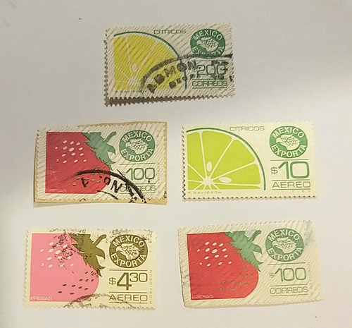 Estampilla Timbre Sello Postal  De Mexico Exporta  1980