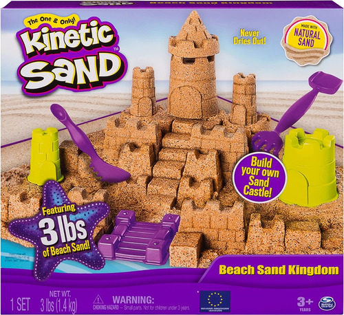 Castillo Medieval Kinetic Sand Arena Que Nunca Se Seca 3lb