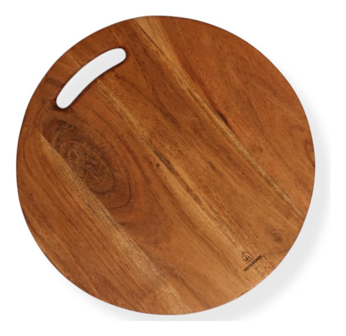 Tabla De Cortar Redonda De Madera | 12 * 12 Pulgadas | Tabla