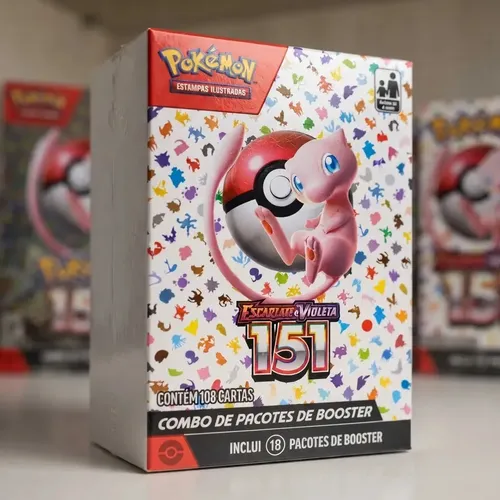 Booster Box 151 Pokémon Tcg Mini Box 18 Boosters Copag